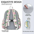 thumbnail image 5 of Pioneer Flower Backpack for School,Cute School Bag,Schoolbag with Adjustable Shoulder Straps & Padded Back,13.4"x11"x4.7", 5 of 6