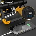 thumbnail image 3 of LED Rechargeable Work Light Portable,2 COB 2000 Lumens Flood & Spot Lighting 360° Rotation USB Cordless Folding Lamp Battery Security Floodlight for Workshop Garage Loft Fishing Outdoor Emergency, 3 of 6