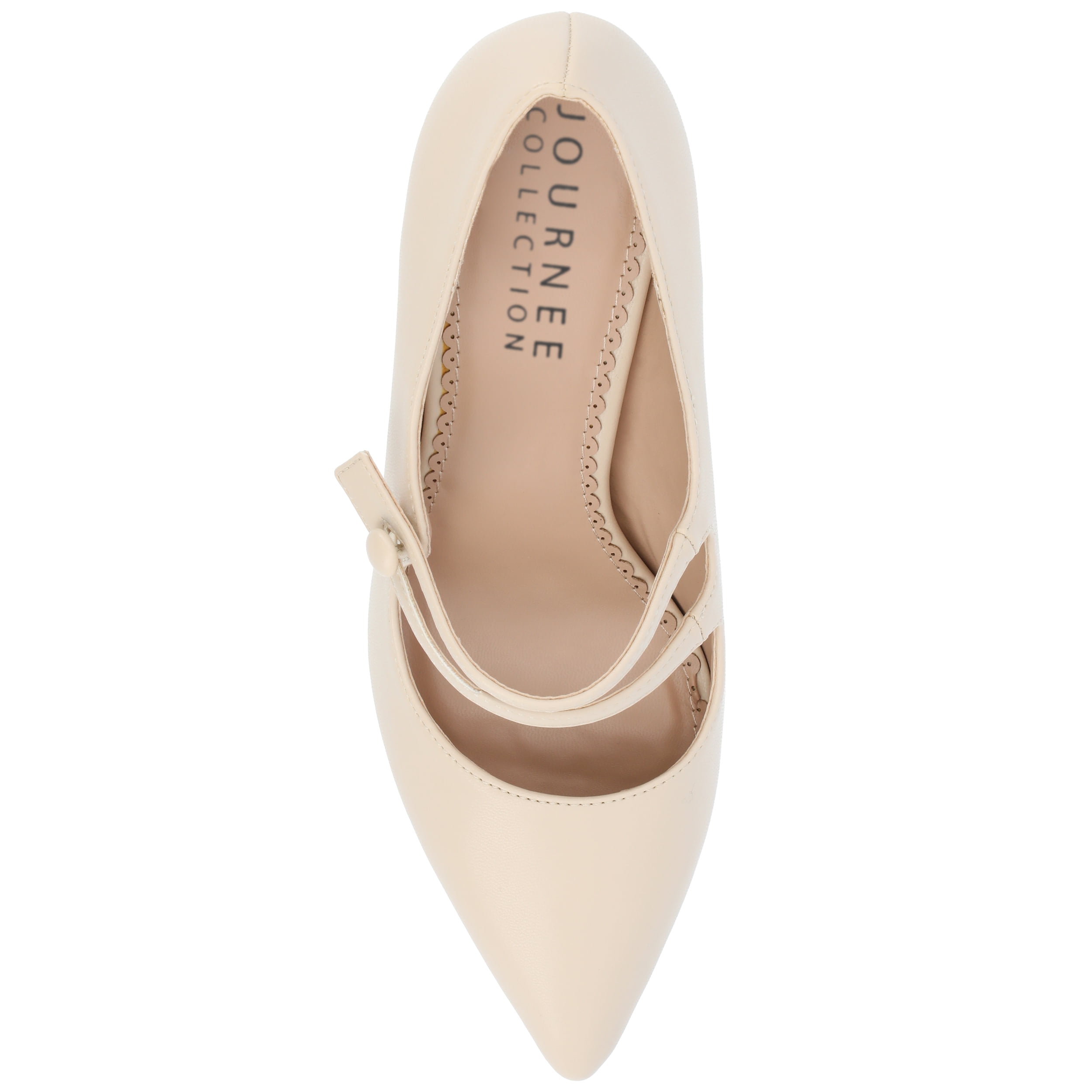 Journee Womens Sidney Narrow Width Pointed Toe Mid Heel Pumps