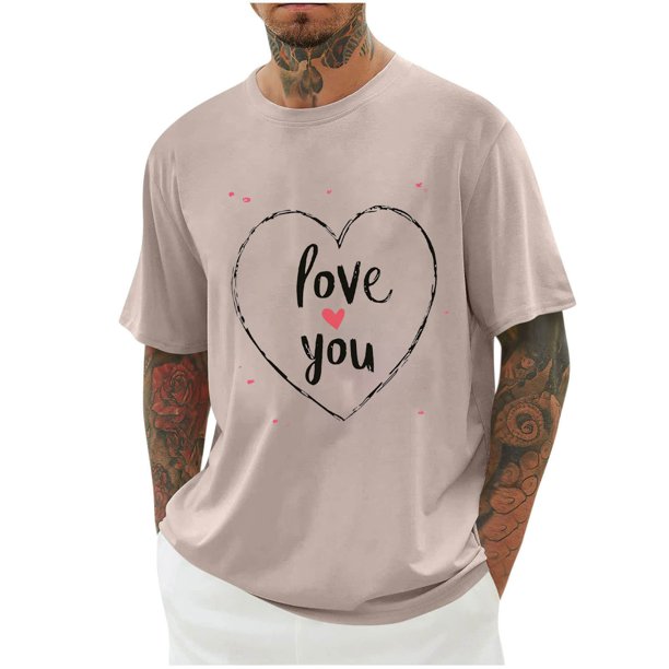 Camisas de Manga Larga para Hombres Imprimir Casual Cuello Redondo Blusa de Manga Corta, Camisas de Lino para Hombres