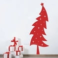 thumbnail image 2 of Calcomanías de pared de árbol de Navidad DIY, pegatinas de ventana, papel tapiz de pared impermeable de PVC, decoración navideña para el hogar, sala de estar para niños LL2186, 2 of 3