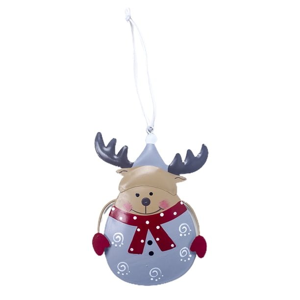 De Navidad Hierro Forjado Muñeco De Nieve Santa Elk Decoraciones Para Árboles De Navidad Colgante Colgante Adornos De Ventana De Cocina Scienceny HA042687-03
