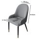 thumbnail image 5 of Funda elástica para silla LIUYMXG con respaldo orejero reutilizable para comedor banquete decoración del hogar gris claro, 5 of 5