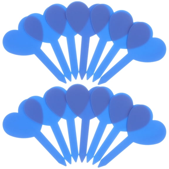 100 Pcs Label Garden Accessory Plant Supplies Heart Shape Marker Labels Decor Outdoor Mini Succulents