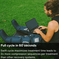 thumbnail image 2 of AIR RELAX PLUS FDA Cleared, 3 Therapy Modes 4 Chambers Leg Compression Boots with Pump, Blue, S (Size 2), 2 of 10
