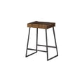 thumbnail image 2 of Hillsdale Emerson 26" Metal Transitional Counter Stool in Natural Sheesham, 2 of 2