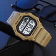 thumbnail image 4 of Quartz Digital Sports Watch Alarm Chronograph Waterproof Luminous Timer Multi Function Durable Shock Resistant Easy Setup, for Running Gym Hiking Camping Outdoor Sports School Study Daily Wear, 4 of 7
