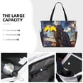 thumbnail image 3 of Honeii Night Sky Bald Eagle for Tote Bag with Adjustable Strap,Beach Bag, Waterproof Sandproof Beach Tote Bag, Large Capacity Foldable Beach Bags, 3 of 7