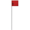 thumbnail image 1 of Hy-Ko Produits SF-21-RD Drapeau de Marquage 21 Po, Rouge, 1 of 1