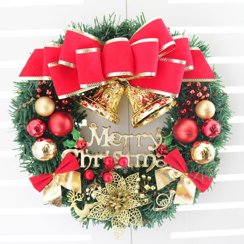 Details about   Hanging Ornament Party Wall Door Mini Christmas Xmas Garland Wreath Decor Gift 