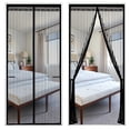 thumbnail image 3 of Mosquitera magnética para puerta de balcón, mosquitera con imán, el aire puede fluir libremente Puerta de protección contra insectos para puerta de balcón para puertas/patio/ventanas, negro Namotu ZH-263-1, 3 of 7