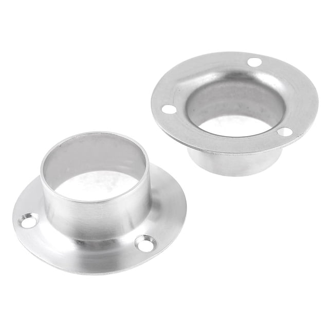 2 Pcs 50mm x 15mm Socket de Lever de Acero Inoxidable para Ropa, Brida de Cuello de Soldadura