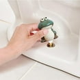 thumbnail image 5 of 2 - Piece - Shaped Ceramic Toilet Bolt Covers - Decorate Your Bathroom, 5 of 6