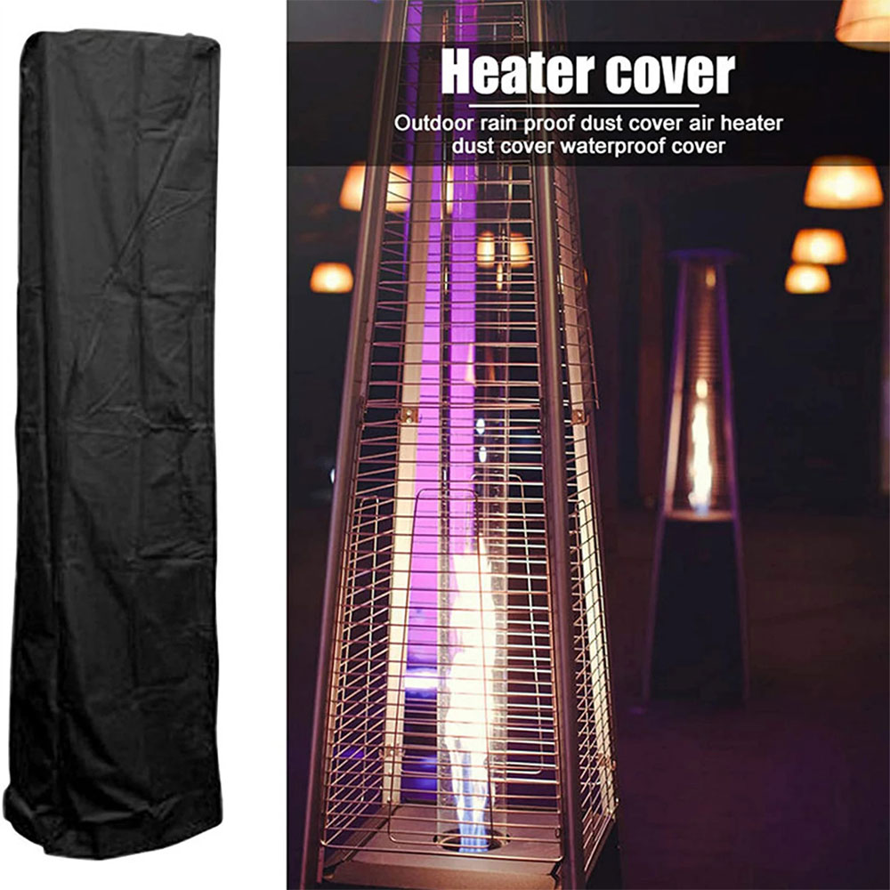 Patio Heater Cover Waterproof with Zipper, Outdoor Heater Cover Has