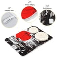 thumbnail image 3 of Yayeee Dish Drying Mat for Kitchen Counter 16"x18" Microfiber Absorbent Pad, Black Streets, 3 of 7