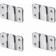 thumbnail image 1 of Wall Mount Z Clip Hooks, Furniture Connecting Brackets, Headboard Fixing Hardware for Mirrors, Pictures, and Decorative Displays, 1 of 5