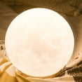 thumbnail image 3 of Lámpara de Luna Grande Giratoria con Impresión 3D, Luz de Luna Colgante, Luces de Noche para Habitación de Niños, Lámpara de Galaxia, Regalo para Niños, Niños y Niñas, 3 of 5