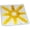 Yellow, variant on Light Box 8 Spoke Snow Flake Gel Pad - Red