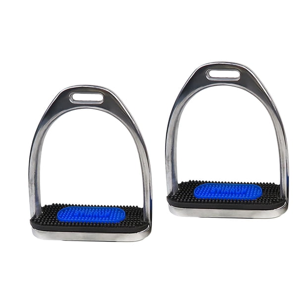 2 estribos para montar a caballo, herramienta segura para niños, suministros de alta resistencia. azul