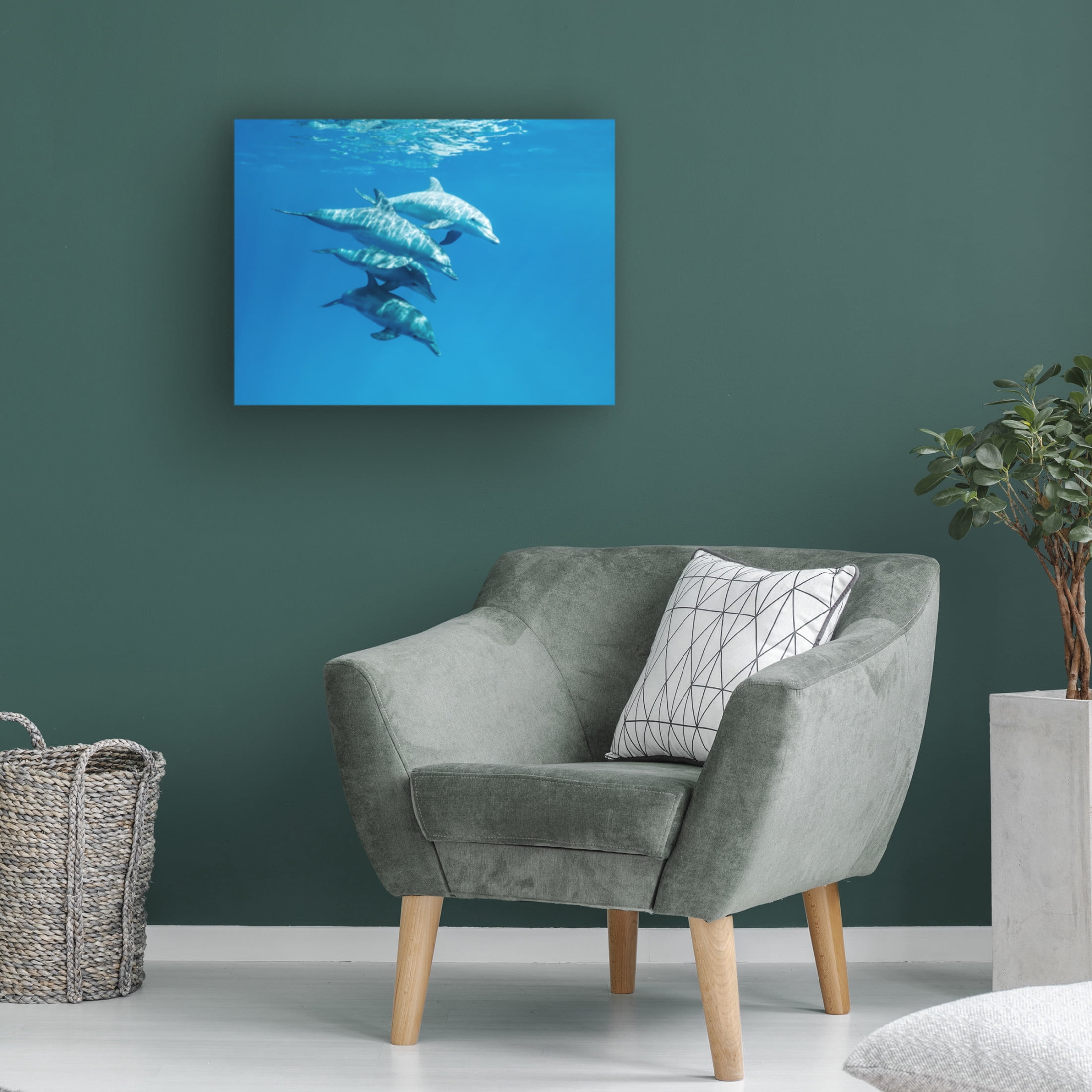 Canvas Wall Art - Serge Melesan 'Familly' Wall Art for Living Room, Bedroom, or Office Décor by Trademark Fine Art - 24 x 18 Inches