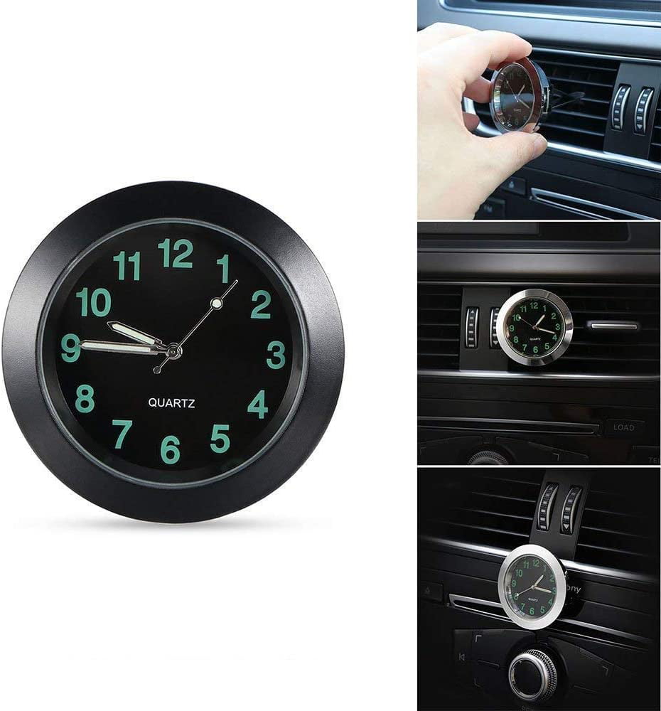 Interior Accessories High Accuracy Clocks Decoration For Cars SUV And MPV certainoly Car Dashboard Clock Cars Air Vent Quarz Clocks Mini 