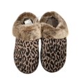 thumbnail image 1 of Isotoner Ladies Memory Foam Hoodback Comfort Slippers - 9701 (Cheetah, 8-9), 1 of 1