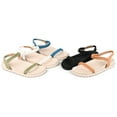 thumbnail image 5 of Journee Collection Womens Josee Multi Strap Flat Sandals, 5 of 6
