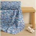 thumbnail image 4 of Soimoi Gray Cotton Poplin Fabric Whale Ocean Print Fabric by the Yard 42 Inch Wide, 4 of 7