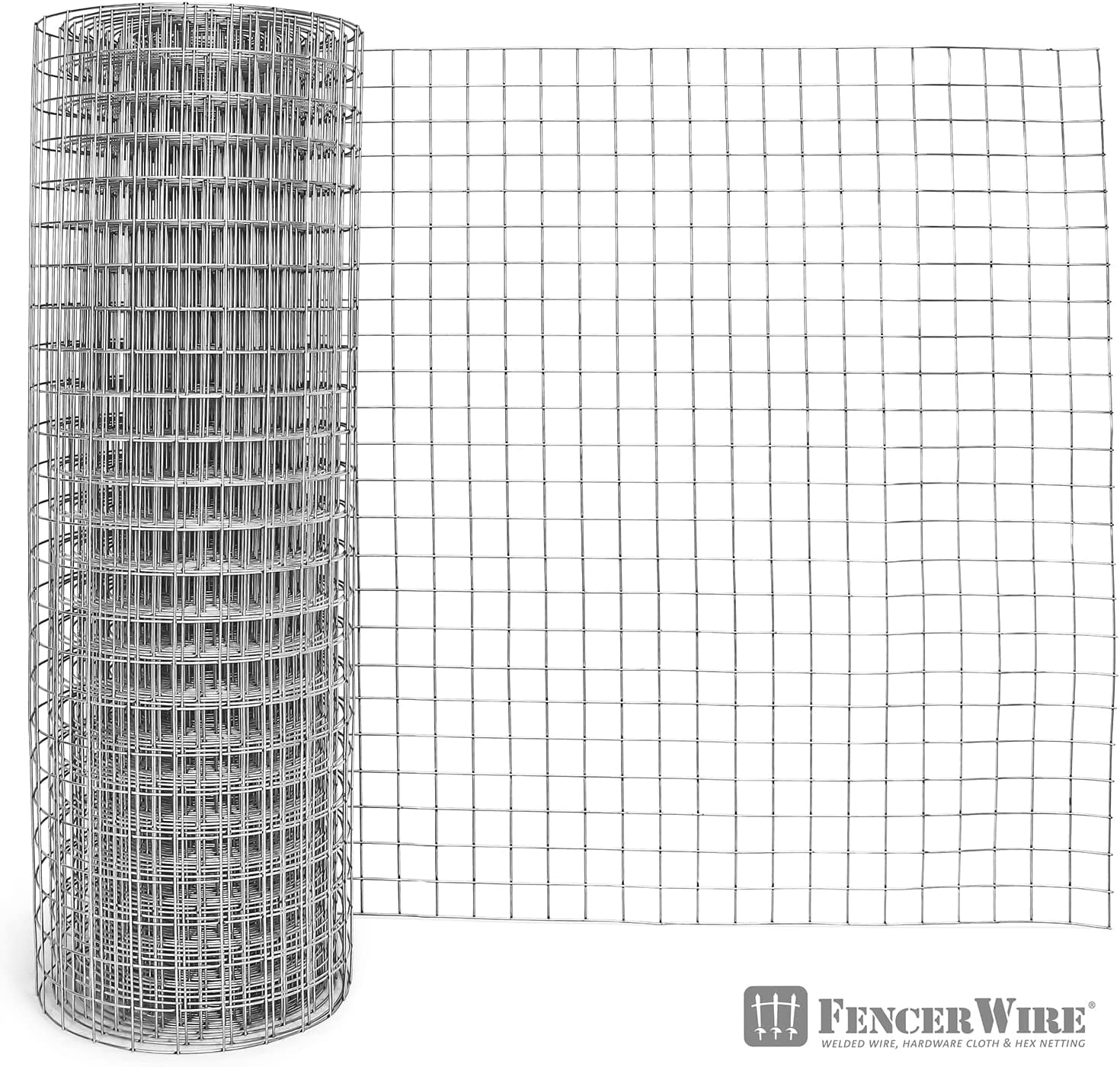 Fencer Wire Heavy Duty 10 Gauge Galvanized Welded Wire Fence, 2" x 2" Opening Mesh for Vegetables, Garden Fruits & Animals Enclosure (4 ft. x 50 ft.)