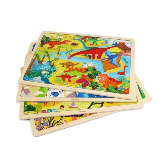 Leo & Friends Dinosaurs World Puzzle 48pcs