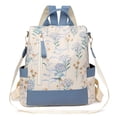 thumbnail image 4 of PRIYAL Women's Large Capacity Oxford Fabric Backpack Suitable for, & Travel - Adjustable Shoulder Straps, Zippered Compartments, Bookbag, Casual Daypack, 4 of 12
