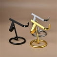 thumbnail image 6 of Gold Metal Display Easel Stand, Adjustable Holder for Photo Frames, Artwork, Small Plates, Heart Stones, Tabletop Signage, Decorative Showcase Stand, 1 Stand, 6 of 9