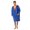 Royal/Orange, variant on Adoretex Unisex Waterproof Swim Parka, Quick-dry Warm Coat Water Sports Jacket for Adults & Kids-PK005-Black/Black-YS
