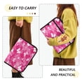 thumbnail image 4 of Accordion File Organizer with Zip Closure 13 Pockets Expanding File Folder Letter A4 Paper Document Organizer for Home Office Pink Tie-dye with Butterflies, 4 of 7