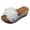 White, variant on Platform Sandals for Women Open Toe Flower Wedge Slides 2026 Summer Casual Orthopedic Beach Shoes Comfy Walking Shoes Outdoor Slippers Green Size 8