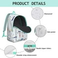 thumbnail image 2 of Boat Anchor Lighthouse Wave Travel Backpack Durable Travel Backpack with Nautical Coastal Print Comfortable Carrying Large Capacity Anti-theft Multifunctional Features for School Travel and Daily Use, 2 of 5