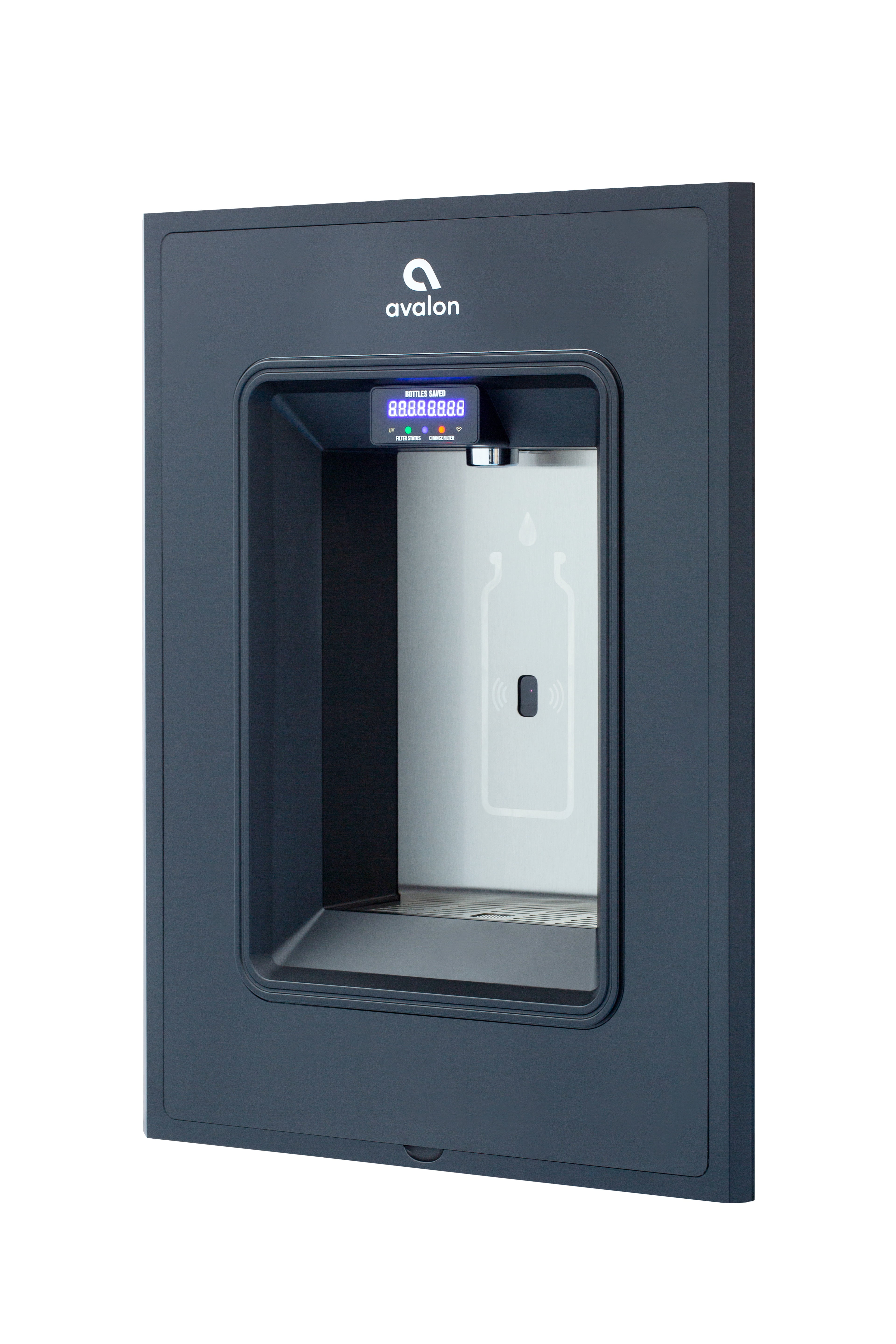 Avalon In-Wall Bottle Filler, Sensor Dispensing, Self Cleaning, Digital Bottle Counter Display, Dual Filtration, Wifi Enabled, High Capacity Cooling