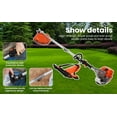 thumbnail image 5 of Floseru Gas Weed Eater, 52cc 2-Stroke 5 in 1 Multi-Functional Petrol Hedge Trimmer Chainsaw Brush Cutter Weed Wacker Weed Eater Gas Powered String Trimmer, 5 of 11