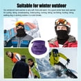 thumbnail image 4 of Yuarrent Calentador de cuello a prueba de frío forro polar unisex con fijación térmica cómodo cuello polaina espesar durabilidad pañuelo para el Type3 NO3 Yuarrent HA059437-17, 4 of 6