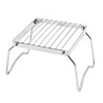 thumbnail image 6 of Mini Folding Campfire Grill,Stainless Steel Grate Barbeque Grill, Portable Camping Grill with Legs for Picnics, Backpacking, Outdoor with Carrying Bag, 6 of 8