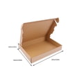 thumbnail image 2 of Caja de embalaje Color sólido Ángulo Embalaje Caja de papel corrugado Ropa portátil Almacenamiento de regalo Llevar Viajes domésticos Almacenamiento y organización del hogar Tipo 1 150x100x40mm Bearachild HA073124-02, 2 of 6