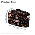 thumbnail image 6 of HELLHERO Christmas Snowman and Reindeer Steamer Carrying Case Polyester with Handle Garment Steamer Box Travel Steamer Holder Travel Home, Bag Only, 6 of 6