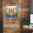 thumbnail image 5 of Epic Graffiti 'Flower Design 31' by Ata Alishahi, Giclee Canvas Wall Art, 12"x12", 5 of 8