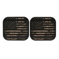 thumbnail image 7 of Windshield Sun Shade, American Flag with Desert Camouflage Foldable Car Sun Shade Windshield for Front, 2 Pieces, 7 of 7