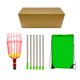 thumbnail image 1 of Herramienta Manzana Picker 1.6/2/2.4/2.8/3.2/4M Cesta Profunda Ajustable Conveniente (2.4m) Naranja, 1 of 9