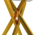thumbnail image 4 of Glass End Table for Living Room Set of 2, Holaki 17.72" Modern Square Side Table with Tempered Glass Top & Metal Legs, Small Glass Table for Bedroom Office, Gold, 4 of 9