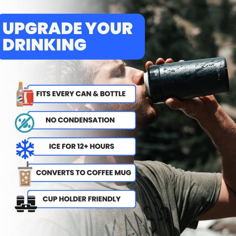 Universal Buddy XL Can Cooler by Frost Buddy - Fits 12-Ounce, 16-Ounce,  20-Ounce, and 24-Ounce Cans and Bottles - Keep Your Drinks Refreshingly