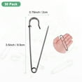 thumbnail image 3 of Alfileres de seguridad grandes de 30 piezas, 3.5" para moda y manualidades, 3 of 7