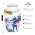 thumbnail image 2 of SUBSH Tennis Urn - Urns for Ashes Adult Male Large - Urn for Human Ashes - Adult Urns for Human Ashes Women - Cremation Urns for Adult Ashes Women - Burial Urns for Ashes (10 INCH Pack of 1), 2 of 2