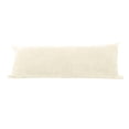 thumbnail image 2 of Funda de almohada decorativa EVOLIVE, 54 x 21 pulgadas, color crema Micromink, 2 of 5